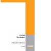 case crawler excavator cx290 operators manual page 1