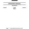 case crawler excavator cx80 operators manual page 1