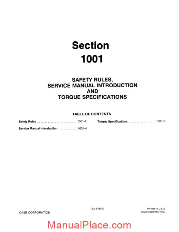 case crawlers 850d 855d service manual page 3