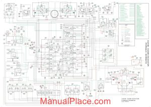 case cx210b 230b excavator hydraulic schematic page 1