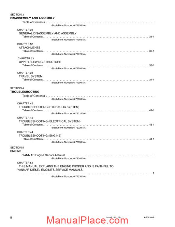 case cx27b series service manual page 3