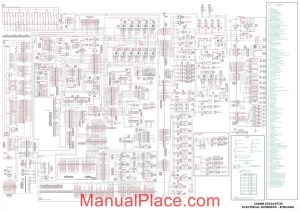 case cx290bexcavator electrical schematic page 1