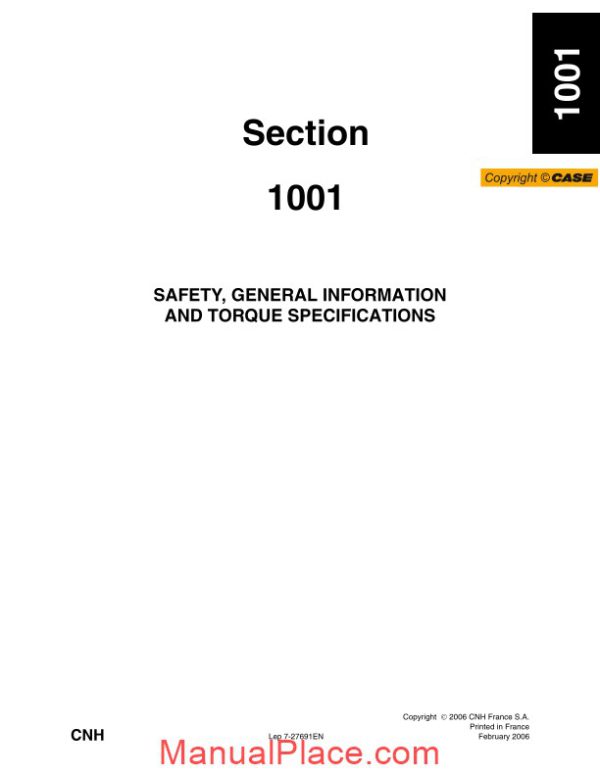 case cx330 tier3 crawler excavator shop manual page 3