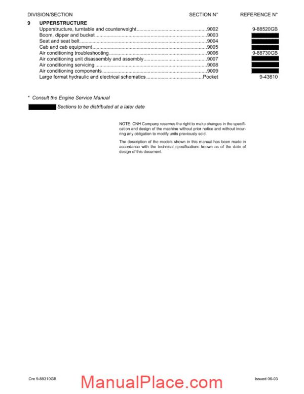 case cx75r series service manual page 2