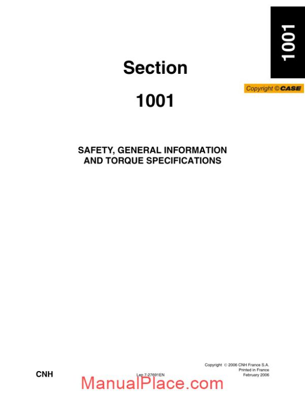 case cx800 tier3 crawler excavator shop manual page 3