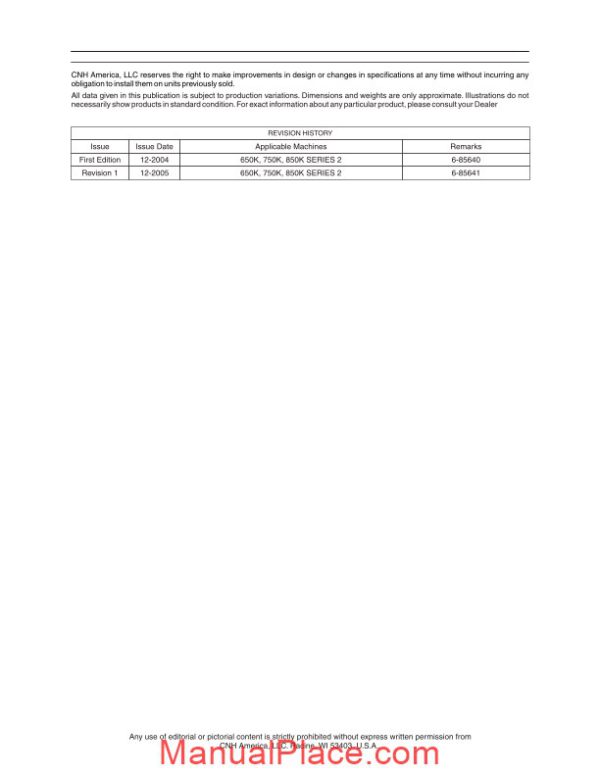 case dozers 650k 750k 850k tier 2 operator manual page 3