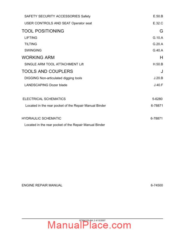 case dozers 650k 750k 850k tier 2 service manual page 3