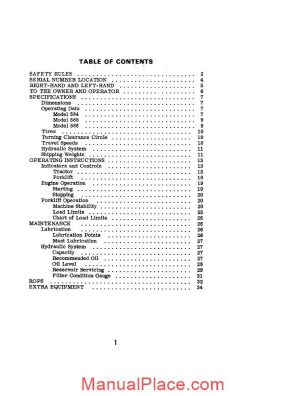 case forklift ck power shuttle forklift operators manual page 3