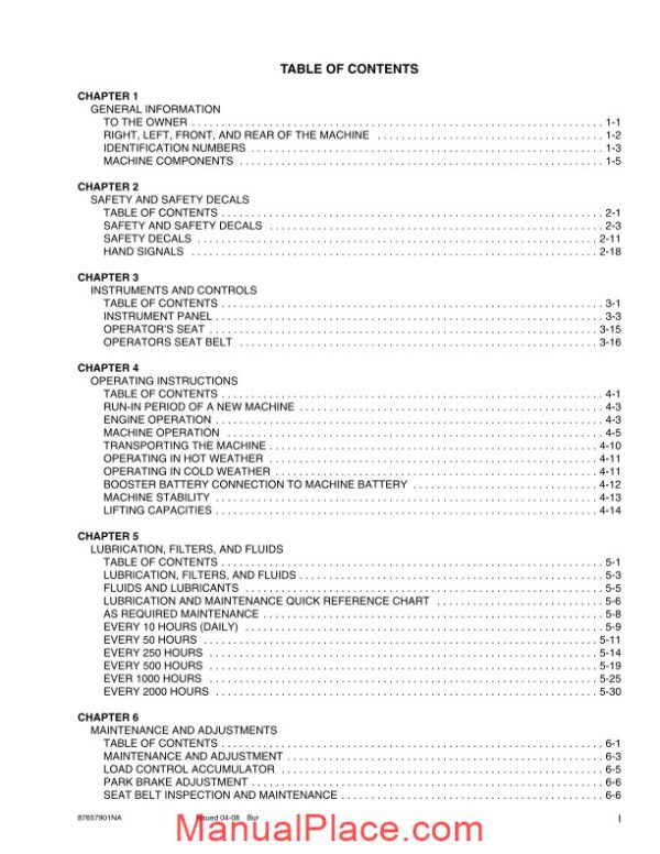 case forklift g series 3 forklift operators manual page 3