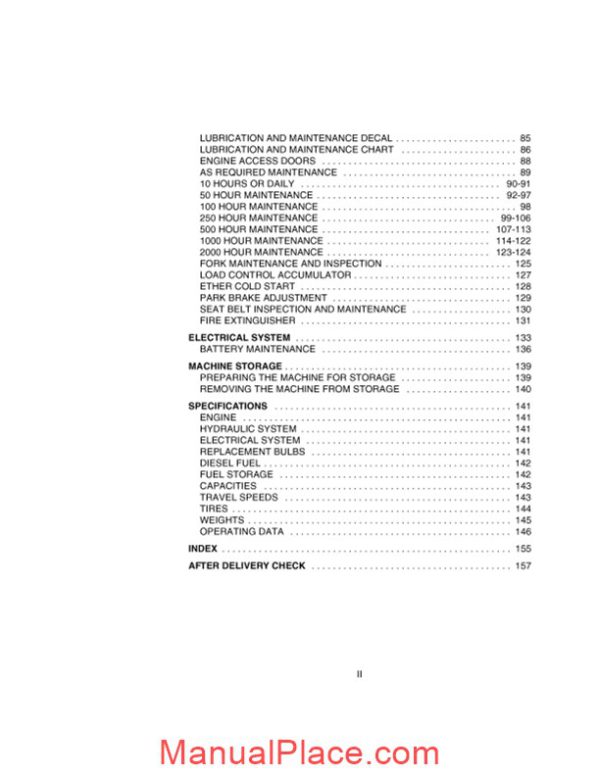 case forklift g series forklift operators manual page 4