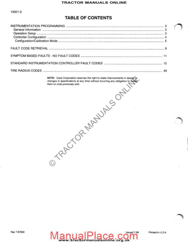 case mx 185 285 magnum technical systems training page 2