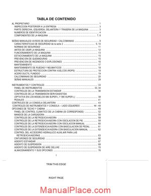 case poclain 580l series 2 operation manual espanol page 1