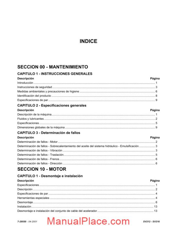 case rodillos vibratorios sv212 sv216 service manual page 4