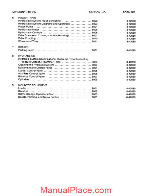 case uni loader 1835b service manual page 2