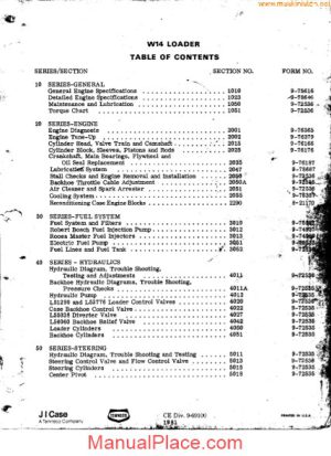 case w14 1978 shopmanual sec wat page 1