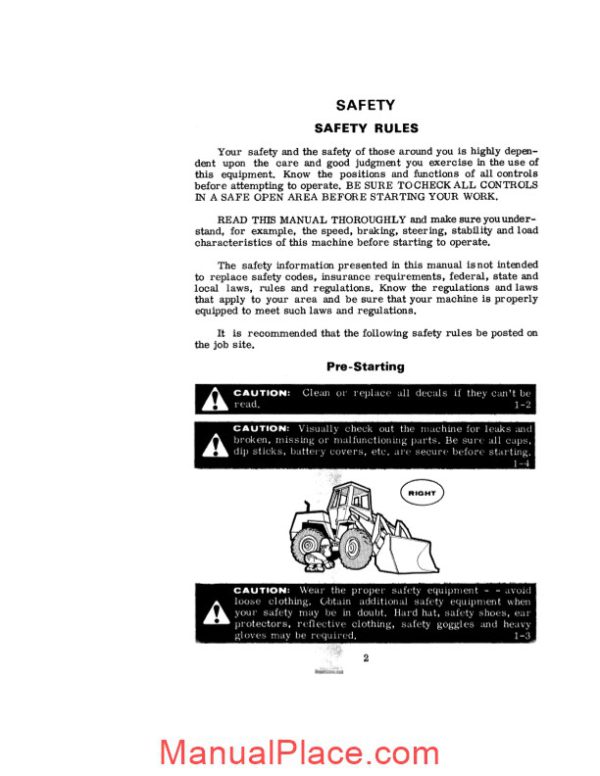 case w14 9119395 9119672 operators manual page 4