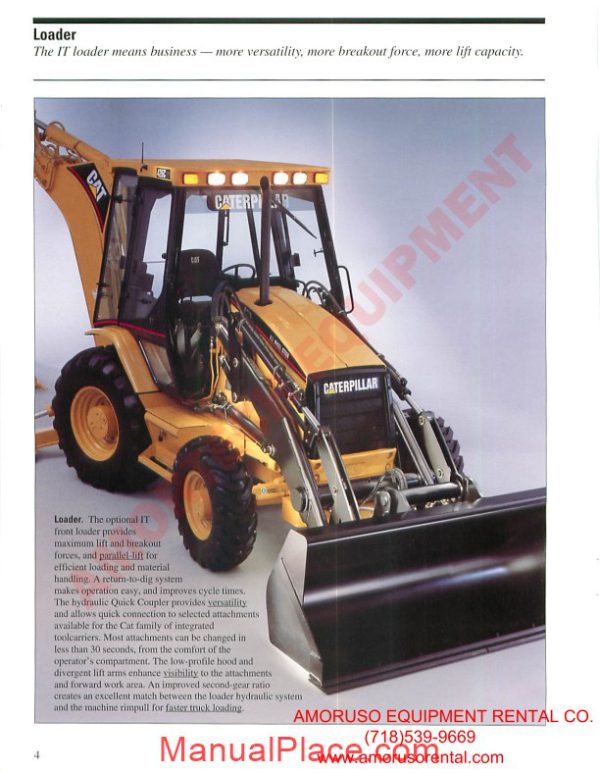 cat 426 technical specifications page 4