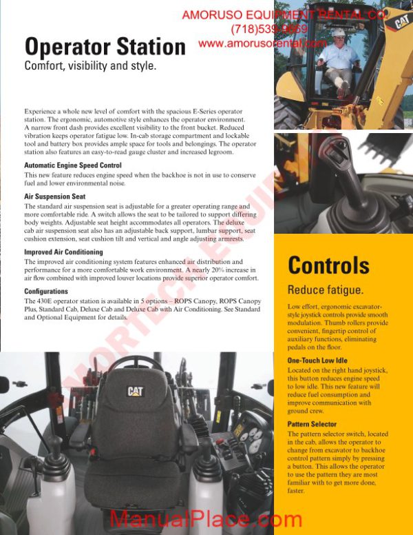 cat 430eit technical specifications page 3