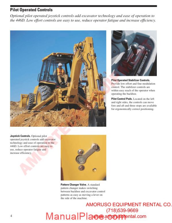 cat 446 technical specifications page 4