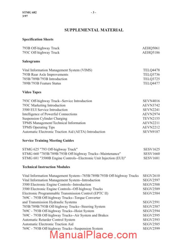 cat 793c manual servicio page 3