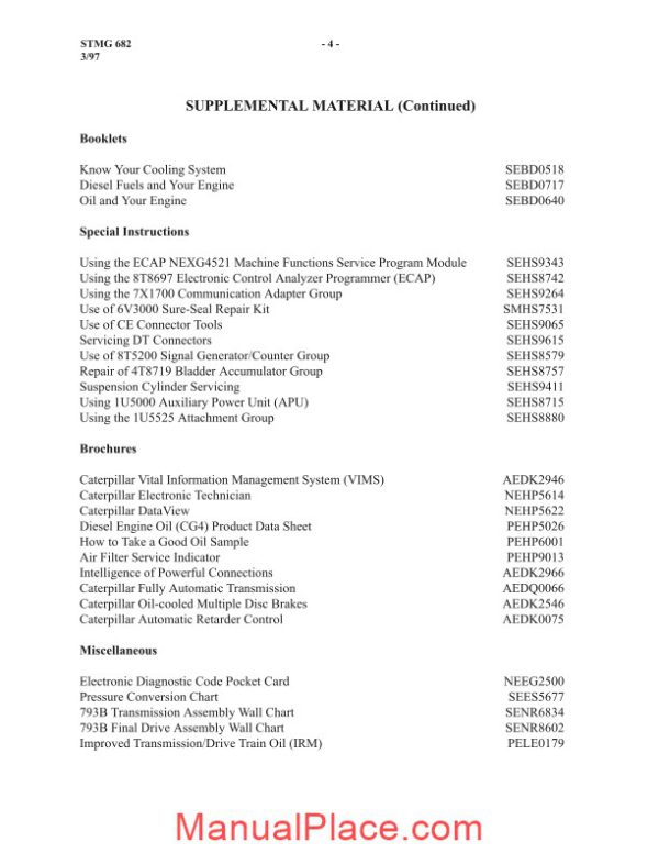 cat 793c manual servicio page 4