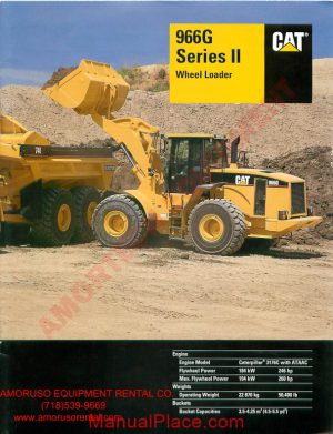 cat 966 technical specifications page 1