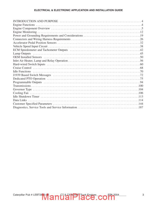 cat c7 c9 electrical electronic guide page 3