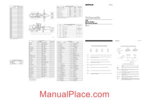 caterpillar 16h motor grader electrical system schematic page 1