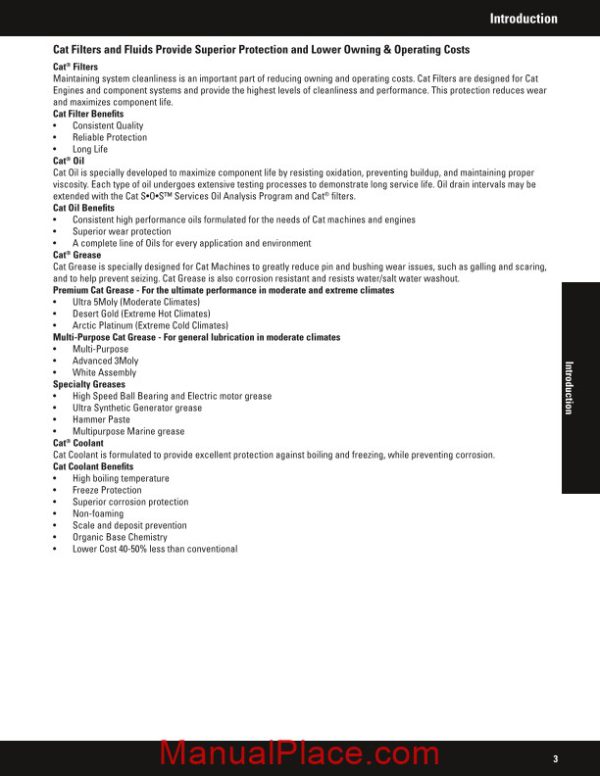 caterpillar 2011 filter and fluid application guide 4th edition page 4