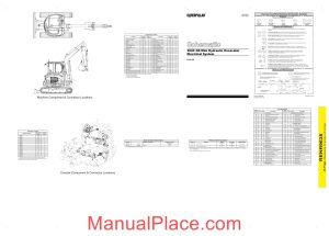 caterpillar 304c cr mini hydraulic excavator electrical system schematic page 1