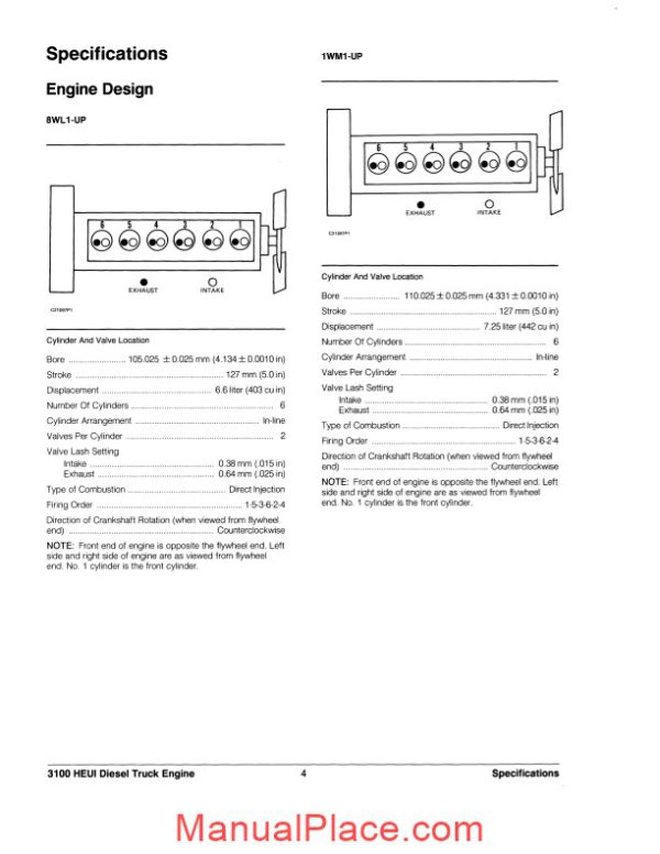 caterpillar 3126b c10 c12 shop manual page 4