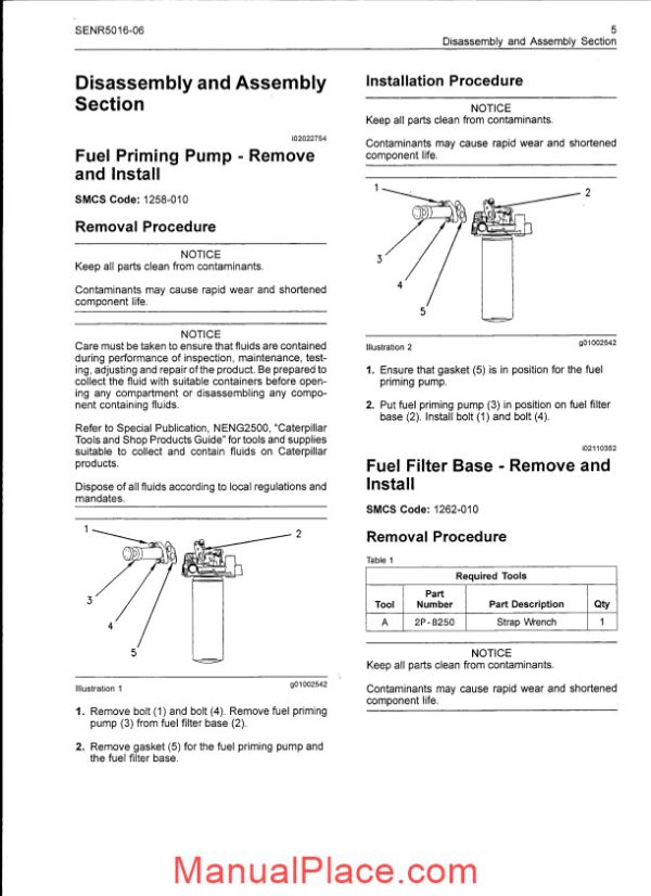 caterpillar 3406e on highway engine disassembly and assembly page 4