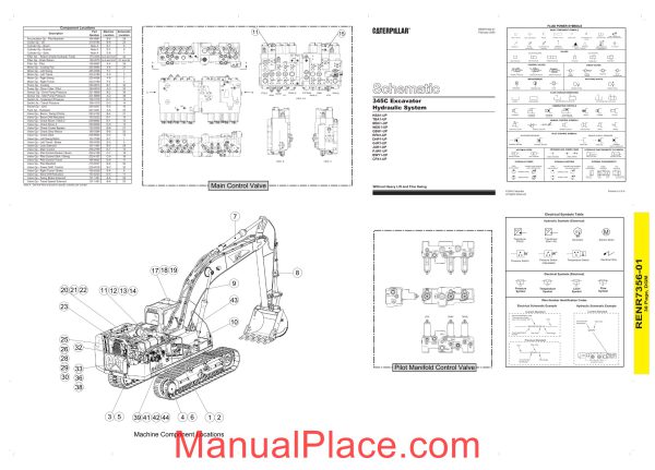 caterpillar 345 hydraulic system page 1