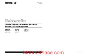 caterpillar 3500b engine for marine auxiliary power electrical system page 1