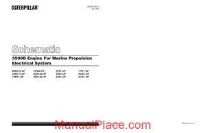 caterpillar 3500b engine for marine propulsion electrical system page 1