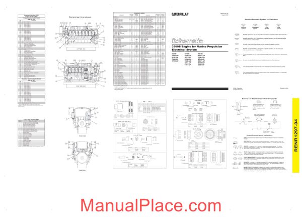 caterpillar 3500b engine for marine proulsion electrical system page 1