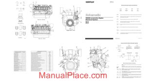 caterpillar 3500b locomotive engine electrical system schematic page 1