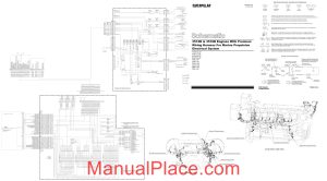 caterpillar 3512b 3516b engines marine propulsion electrical system schematic page 1