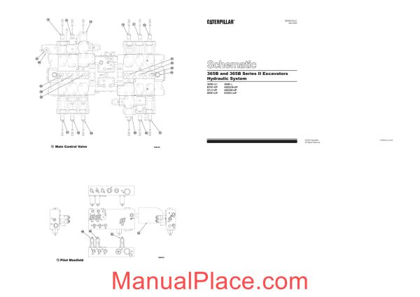 caterpillar 365 hydraulic system page 1