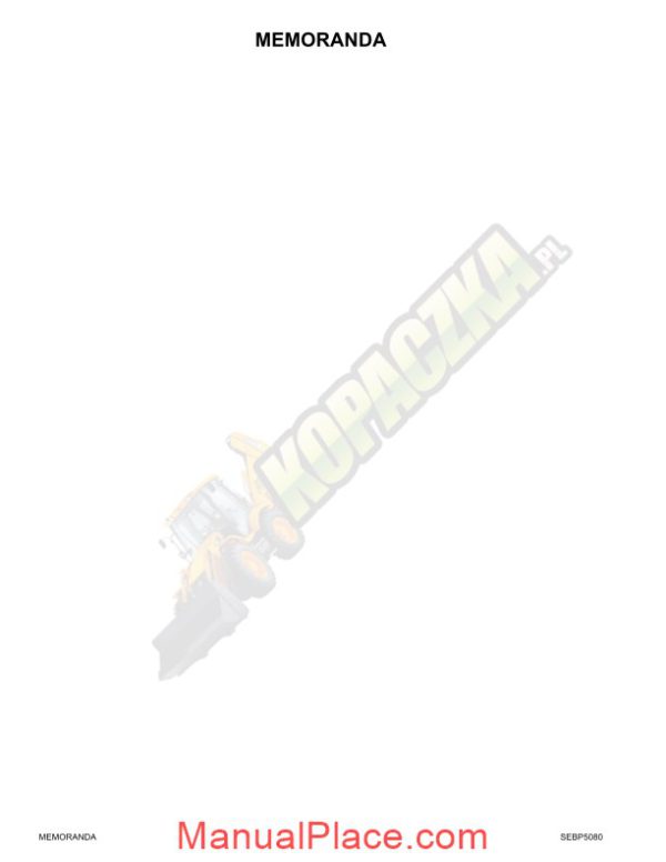 caterpillar 432e backhoe loader parts manual page 4