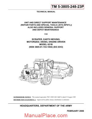 caterpillar 621b parts book page 1