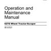 caterpillar 627g wheel trator scraper operation and maintenance manual page 1