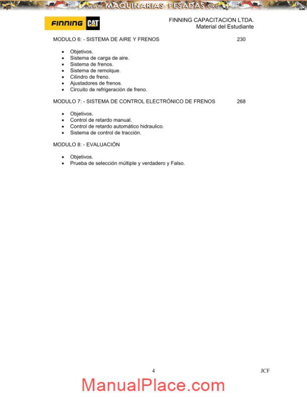 caterpillar 793d mining truck student handbook technical instruction page 4