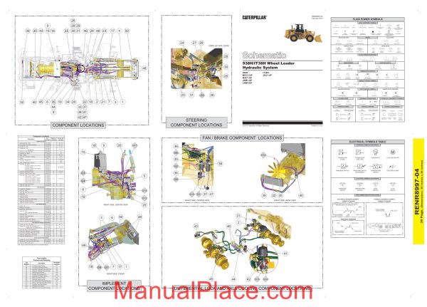 caterpillar 938hit38h wheel loader hydraulic system page 1