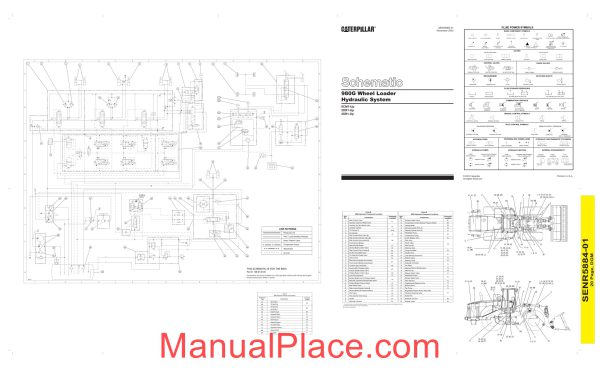 caterpillar 980g wheel loader hydraulic system page 1