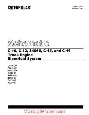 caterpillar c 15 wiring page 1