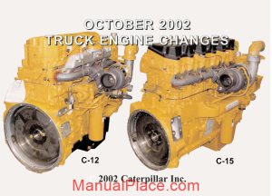 caterpillar c12 c15 truck engine changues page 1