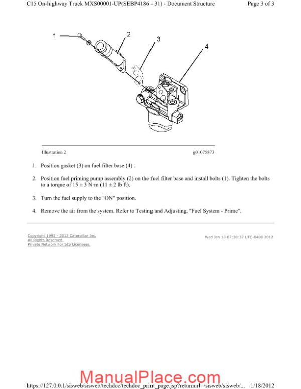 caterpillar c15 dissasembly and assembly page 3