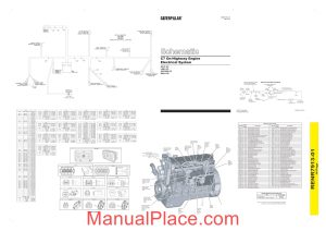 caterpillar c7 on highway engine electrical schematic page 1