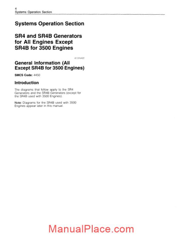 caterpillar connection diagrams sr4 sr4b option system operation page 4